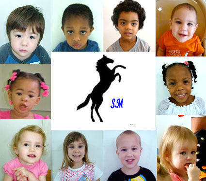 Collage of Children & Teacher at Santa Monica Nightcare