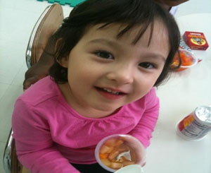 Child at Santa Monica Nightcare